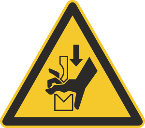 Warnzeichen Aufkleber DIN ISO 7010